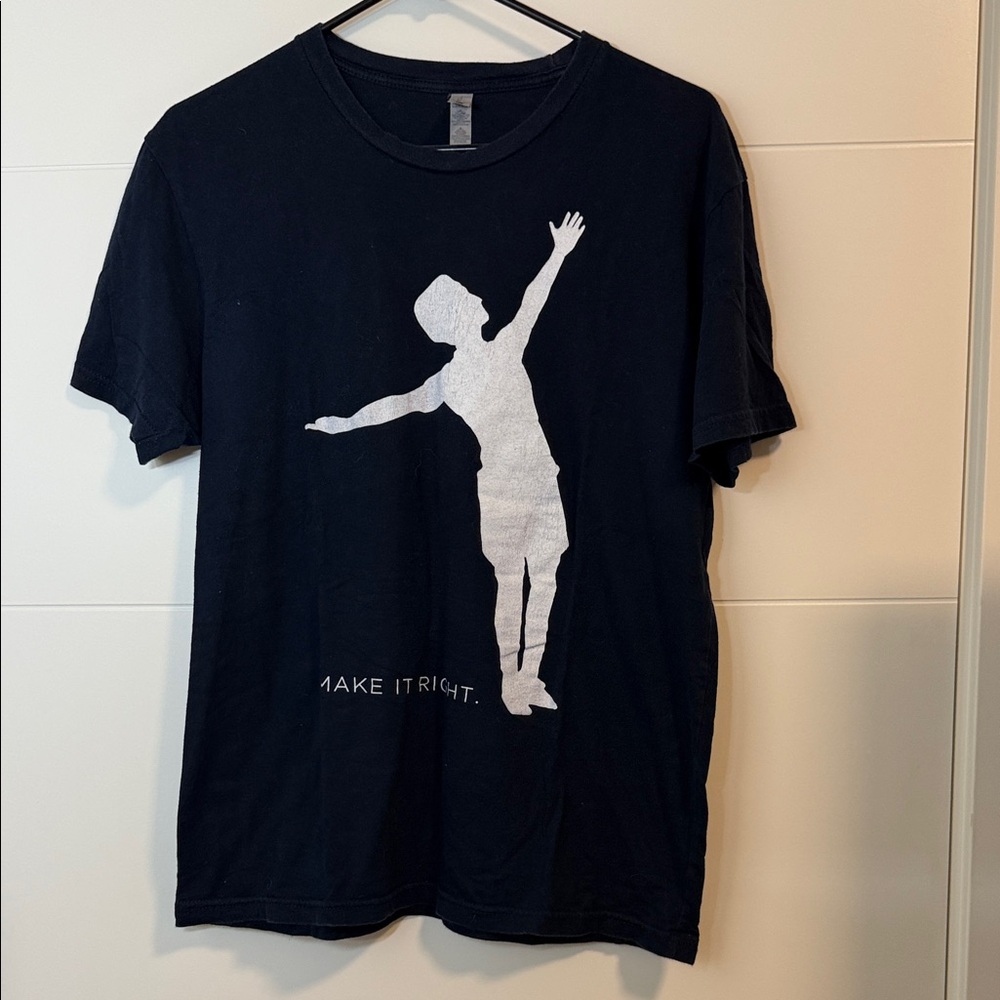 Navy Blue Graphic T-Shirt